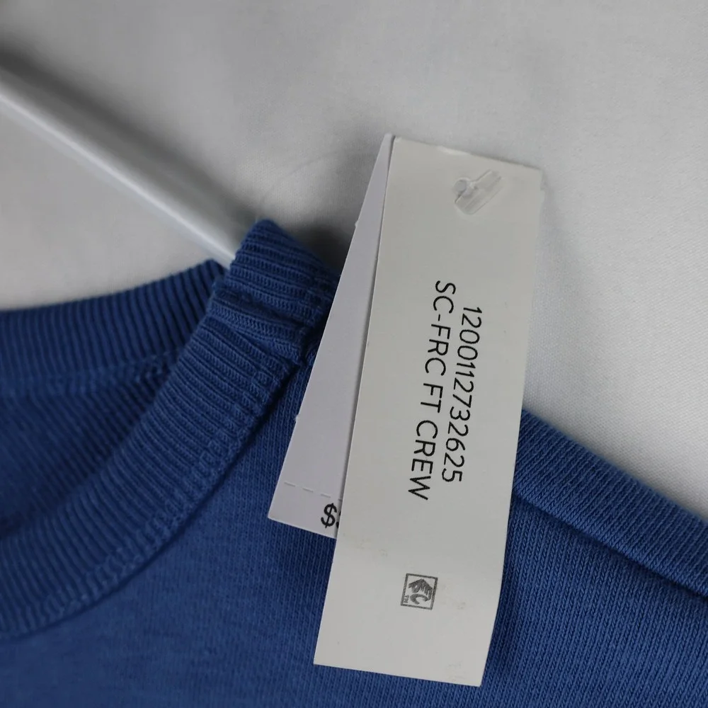 Gap Kids Sweatshirt Boys Medium 8 Blue S.F.‎ Athl Dept Ram Crew Pullover New